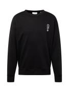 JACK & JONES Sweatshirt 'HEKTOR'  sort / hvid