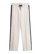 Bershka Bukser med fals  sort / hvid