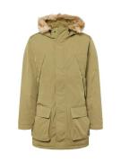 LEVI'S ® Vinterparka 'Prescott Thrmr Lng Parka'  lysebrun / oliven