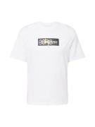 JACK & JONES Bluser & t-shirts 'AOP'  lysegul / lilla / sort / hvid