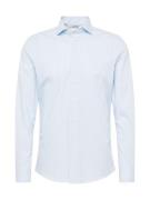 OLYMP Skjorte  lyseblå / hvid