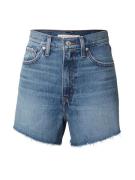 LEVI'S ® Jeans 'High Waisted Mom Short'  blue denim / brun / brandrød ...