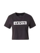 LEVI'S ® Shirts 'GR Cropped Jordie Tee'  sort / hvid