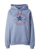 CONVERSE Sweatshirt 'Go-To All Star'  blå / røgblå / rød