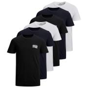 JACK & JONES Bluser & t-shirts  marin / sort / hvid
