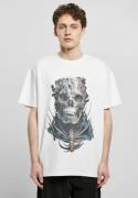 Forgotten Faces Bluser & t-shirts 'Eroded Heavy'  blå / grå / hvid