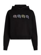 Karl Lagerfeld Sweatshirt 'Ikonik'  pastelgul / lyselilla / sort / hvi...