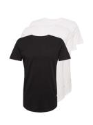 JACK & JONES Bluser & t-shirts 'Noa'  sort / hvid