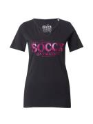 Soccx Shirts  pink / sort