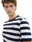 TOM TAILOR Bluser & t-shirts  navy / hvid