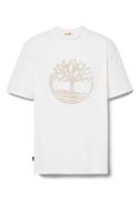 TIMBERLAND Bluser & t-shirts 'Garment Dye'  creme / hvid