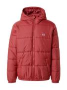 LEVI'S ® Overgangsjakke 'Telegraph Hood Shrt Jkt'  brandrød / sort / h...