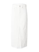 LEVI'S ® Nederdel 'Ankle Column Skirt'  white denim