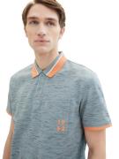 TOM TAILOR Bluser & t-shirts  røgblå / mørkeorange / hvid