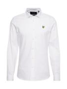 Lyle & Scott Skjorte  gul / sort / hvid