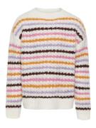 KIDS ONLY Pullover 'Haley'  lilla / orange / pink / hvid