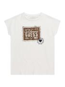 GUESS Bluser & t-shirts  kastaniebrun / sort / hvid