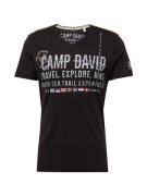 CAMP DAVID Bluser & t-shirts 'North Sea Trail'  opal / rød / sort / hv...