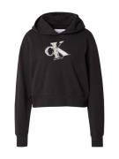 Calvin Klein Jeans Sweatshirt  lysegrå / sort / hvid