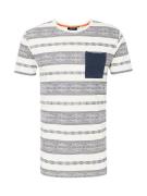 INDICODE JEANS Bluser & t-shirts 'Raffa'  navy / orange / hvid
