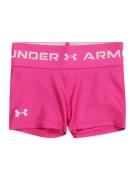 UNDER ARMOUR Sportsbukser  lysegrå / pink / hvid