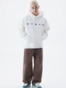Pull&Bear Sweatshirt  marin / hvid