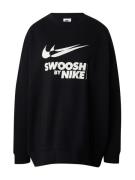 Nike Sportswear Sweatshirt  sort / hvid