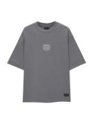 Pull&Bear Bluser & t-shirts  røgblå / sort / hvid