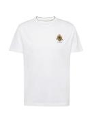 Hackett London Bluser & t-shirts 'HERITAGE'  beige / mørkegrøn / hvid