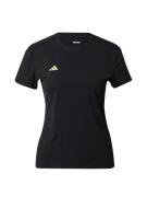 ADIDAS PERFORMANCE Funktionsbluse 'Adizero Essentials'  sort / hvid