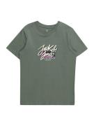 Jack & Jones Junior Shirts 'TAMPA'  mørkegrøn / lilla / sort / offwhit...