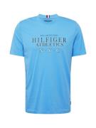TOMMY HILFIGER Bluser & t-shirts 'NYC'  blå / sort / hvid