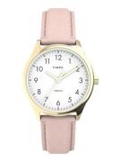 TIMEX Analogt ur ' Easy Reader'  guld / pink / sort / hvid