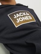 Jack & Jones Junior Sweatshirt 'JJSteel'  marin / orange / hvid