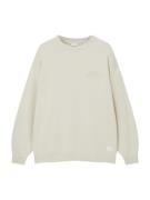 Pull&Bear Sweatshirt  beige / kit / sort / hvid