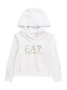EA7 Emporio Armani Sweatshirt  guld / hvid