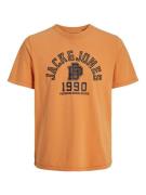 JACK & JONES Bluser & t-shirts 'SEBASTIAN'  orange / sort