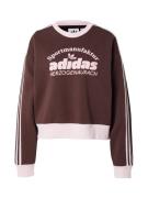 ADIDAS ORIGINALS Sweatshirt  brun / rosé