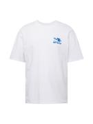 EDWIN Bluser & t-shirts 'Stay Hydrated'  royalblå / hvid