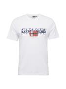 NAPAPIJRI Bluser & t-shirts 'S-AYLMER'  creme / marin / cranberry / hv...