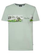 Petrol Industries Bluser & t-shirts 'Classic'  grøn / pastelgrøn / sor...