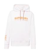 Superdry Sweatshirt  orange / hvid
