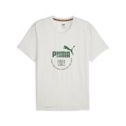 PUMA Funktionsskjorte 'First Mile'  lysegrå / grøn
