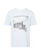 ESPRIT Bluser & t-shirts  lyseblå / lysegrå / sort