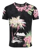 Key Largo Bluser & t-shirts 'MT GLORY'  gul / grøn / pink / sort / hvi...