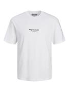 JACK & JONES Bluser & t-shirts 'Vesterbro'  sort / hvid