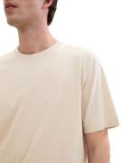 TOM TAILOR Bluser & t-shirts  beige / hvid