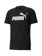 PUMA Funktionsskjorte  sort / hvid