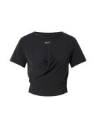 NIKE Funktionsbluse 'One Luxe'  sort / hvid