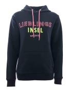 Zwillingsherz Sweatshirt 'Lieblingsinsel'  navy / kiwi / pink